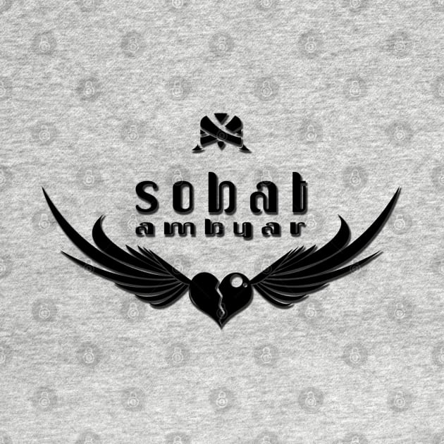 Sobat Ambyar - Black by SanTees